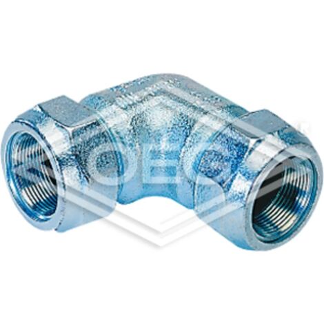 Coude de serrage pour tube en acier 3/4’’