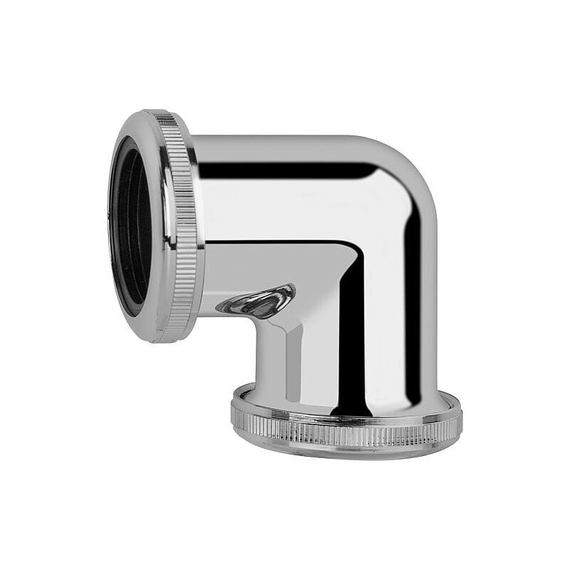 Banyo - Coude de siphon ø 32 mm avec 2 raccords laiton chrome