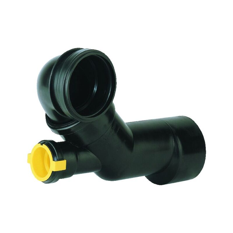 Coude de sortie pour wc suspendu DN90/110, orientable, tuyau DN50