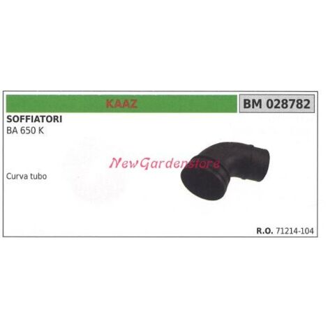 Coude de tube de soufflerie BA 650K KAAZ 028782