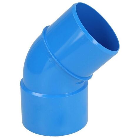 Coude de tuyau d'aspiration PVC Sanclean 45° intérieur/extérieur