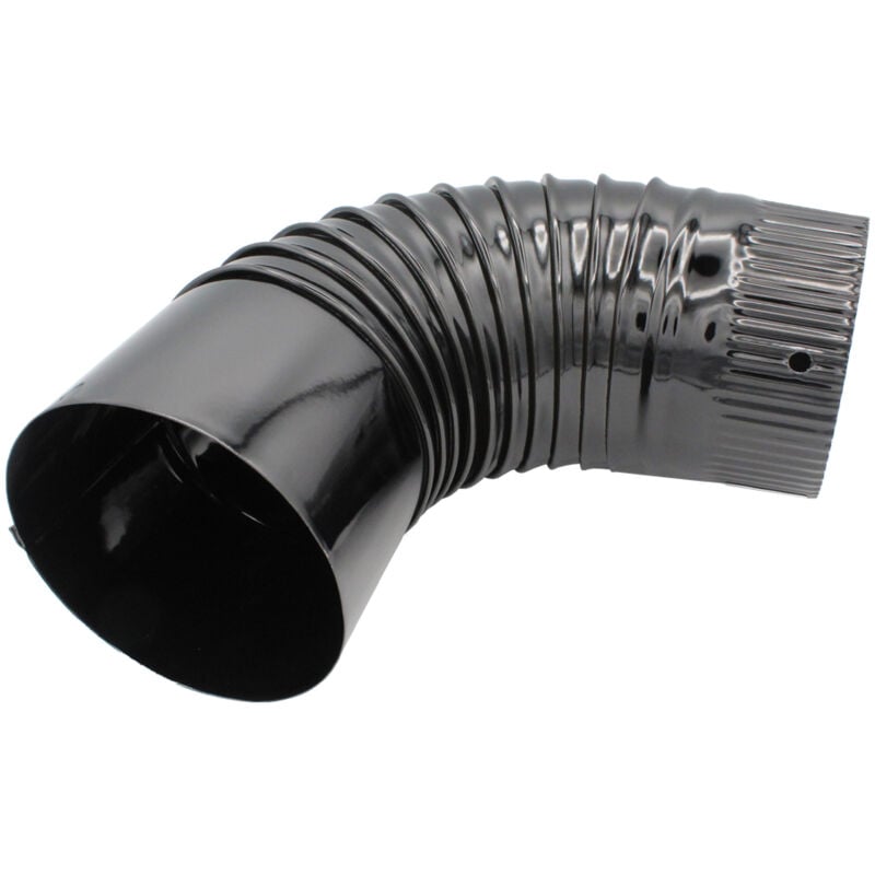 Coude 90g Poêle Vitrifié 150mm.