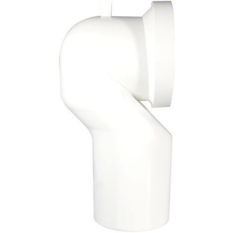 Coude de vidange IDS TONIC 90Gr. blanc coudé
