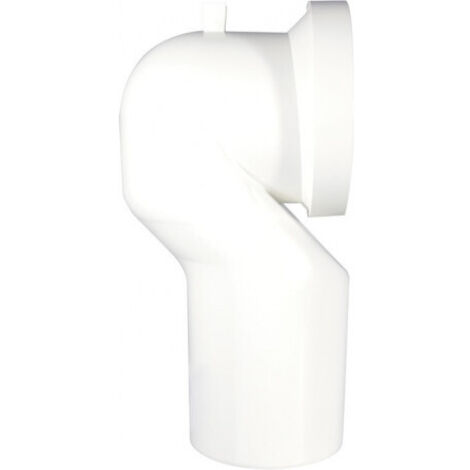 Coude de vidange IDS TONIC 90Gr. blanc coudé
