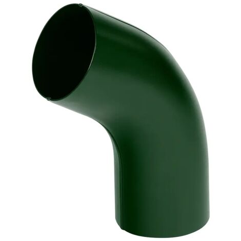 Coude d’évacuation acier Ø90 mm – Vert RAL 6020