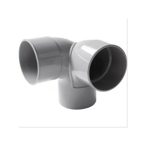 Coude double équerre MF Ø100 Nicoll