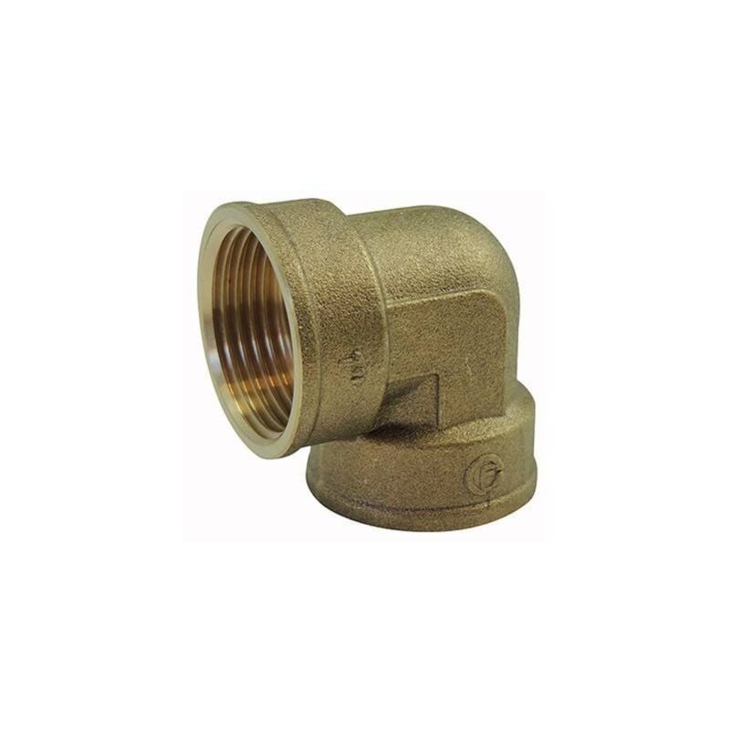 Ezfitt - Coude Femelle/Femelle en laiton ø 1 pouce 1/2