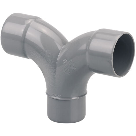 Coude double parallèle Mâle Femelle 87° D40 WAVIN 3025594