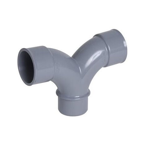 Coude double parallèle Nicoll UOT8 angle 87° D100mm en PVC