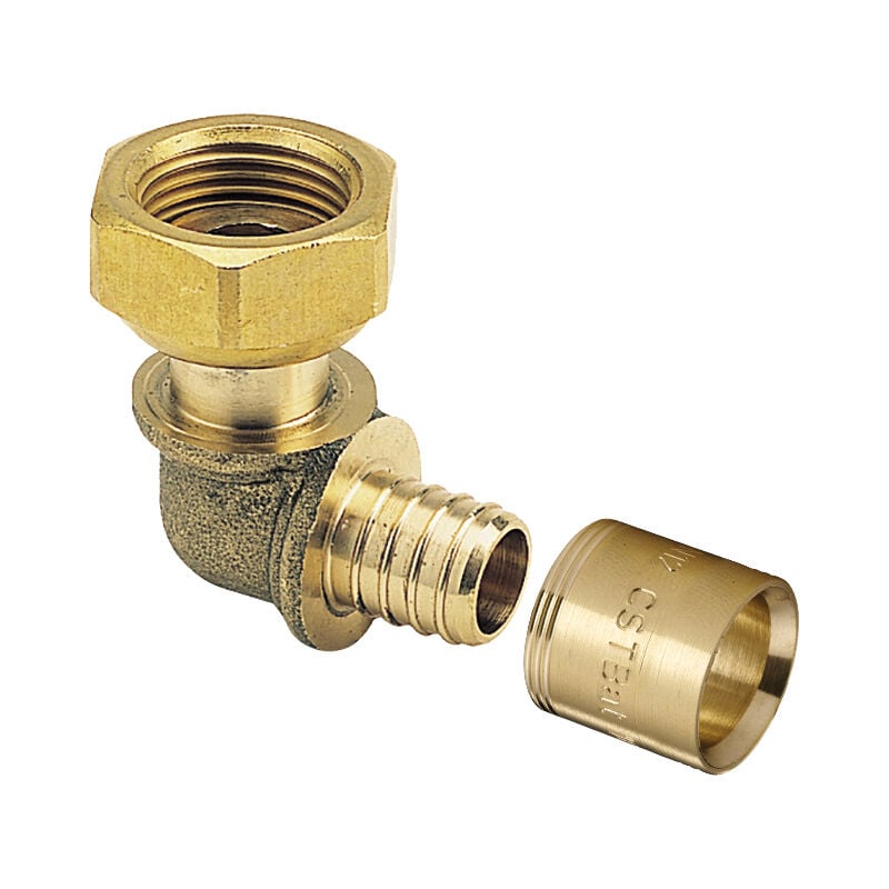 Coude écrou tournant per à glissement - Diamètre : 20 - 1/2''