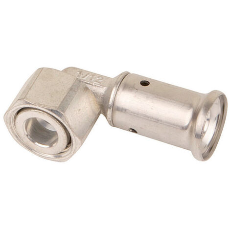 Coude écrou libre multicouche laiton à sertir HENCO 16 x 1/2' - 34P-1604