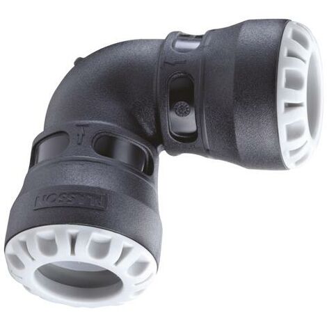 Coude Egal 90° enclipsable pour Tube PE Ø25