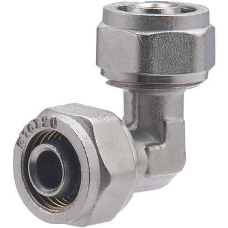 Coude égal à compression pour tube multicouche  NOYON & THIEBAULT Ø16