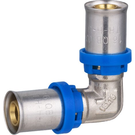 Coude égal à sertir pour tube multicouche  NOYON & THIEBAULT Ø16