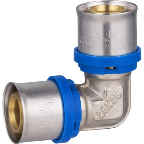 Coude égal à sertir pour tube multicouche  NOYON & THIEBAULT Ø26