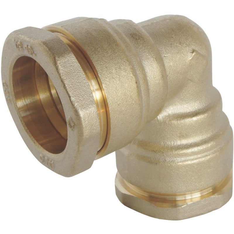 Raccord laiton coudé égal SUMO pour tube PE Ø40 mm