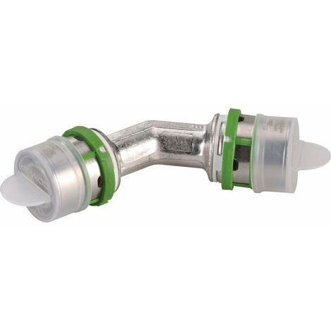 Coude égal laiton multicouche à sertir 45 ° Comap - Diamètre 32 mm