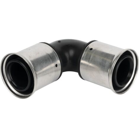 Coude égal multicouche à sertir Henco - Diamètre 32 mm - PVDF