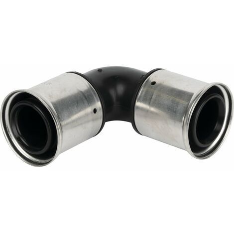 Coude égal multicouche à sertir Henco - Diamètre 32 mm - PVDF