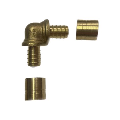 Coude égal PER à glissement - Diamètre 20 mm - 162.77.200