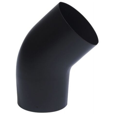 Coude émaillé 45° noir mat D150 TOLERIE EMAILLERIE NANTAISE 342441
