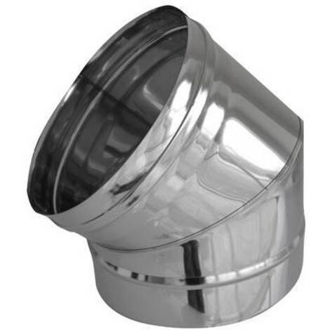 Coude en acier à 45° pour les conduits de fumée