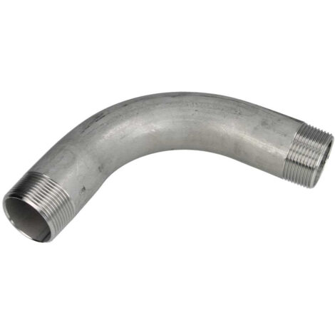Coude en inox grand rayon MM1 1/2