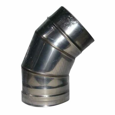 Coude en inox secteurs 45° 13 ailes