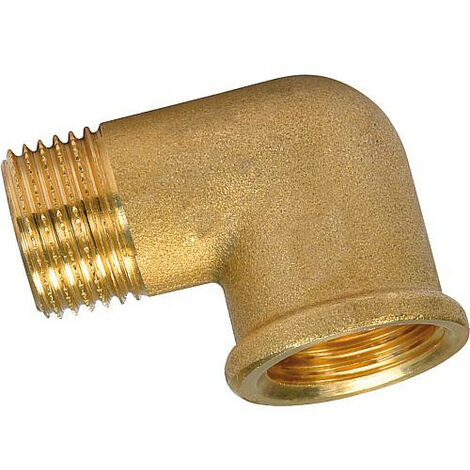 Coude en laiton 3/8" male x femelle