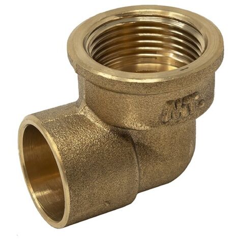 COUDE EN LAITON H - Cu 18 - 1/2''