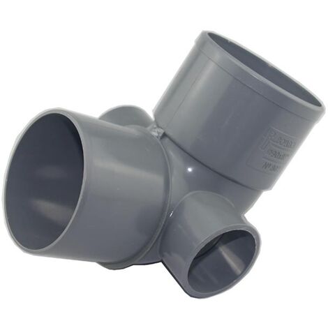 Coude en PVC avec double emboîtement RE-802 I