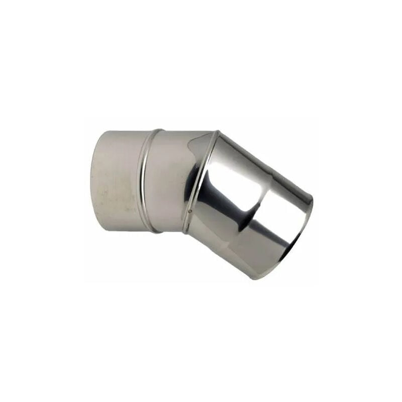 Coudes plissés br 45 dégré inox, diamètre 200