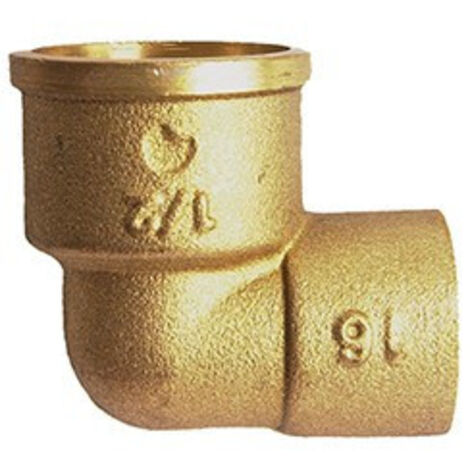 Coude femelle 90gcu 3/8" Ø12 - 10 Pcs