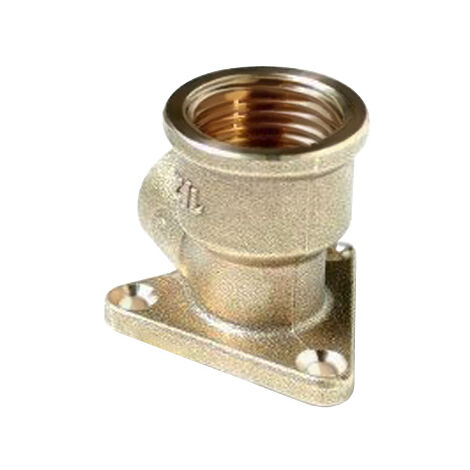 Coude femelle avec base de fixation 472 GCU 3/4'' (20/27) - Cuivre Ø18 - Arcanaute