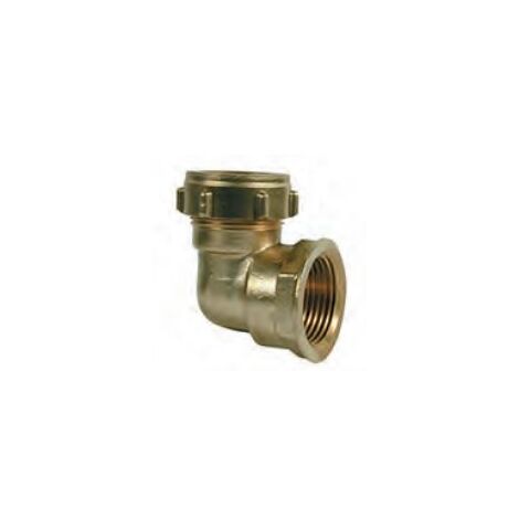 Coude femelle avec filetage cylindrique Conex Compression - Conex Bänninger Dimensions : Ø15mm x 1/2" x 1/2