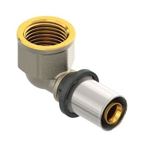 Coude femelle LBP à sertir diamètre 32 mm - à visser filetage 1" - FINIMETAL