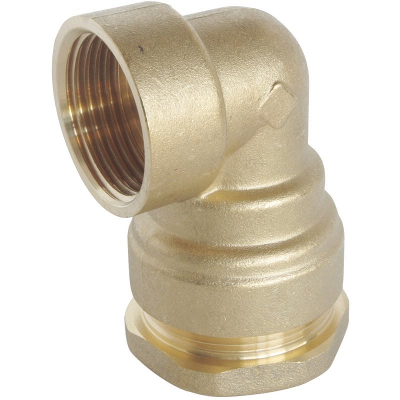 Raccord laiton coudé SUMO pour tube PE Ø50 mm - Femelle 1"1/2