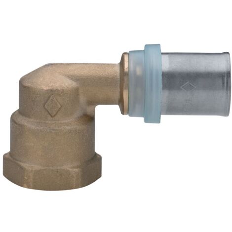 coude femelle - pour tube multicouche - a visser - 20 mm vers 1/2 - lot de 2 - altech 4434802