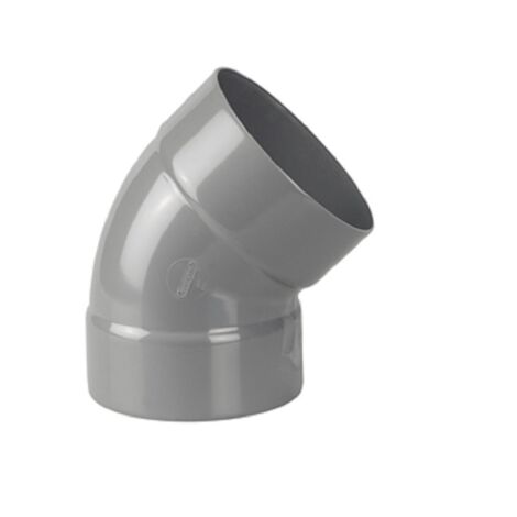 Coude FF 45° - Diamètre: 63 mm - GRIS