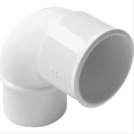 Coude FF 87° Ø50 PVC Nicoll -NF-  blanc