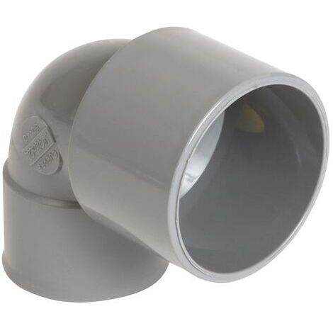 Coude FF 90° PVC réduit Ø50-40mm Nicoll -NF-