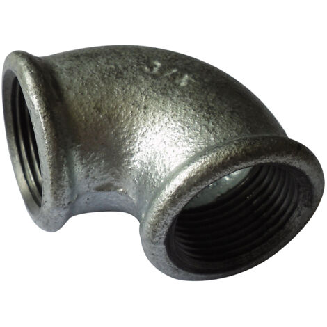 Coude fonte galva 90° F 15X21