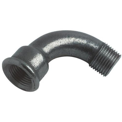 COUDE FONTE NOIRE GRAND RAYON 90° MALE FEMELLE N° 1