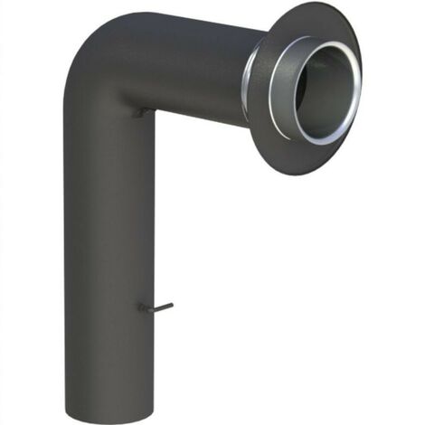 Coude forme pleine pour tuyau de poêle Ø 150 mm