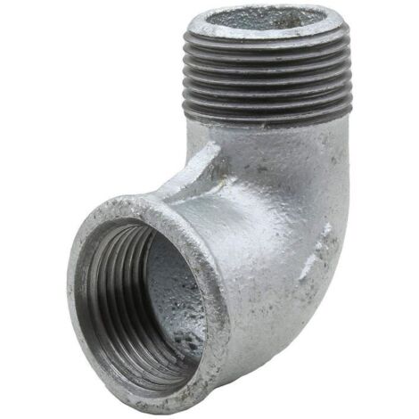 Coude galvanisé 90° M-F 1/2'' (15/21)
