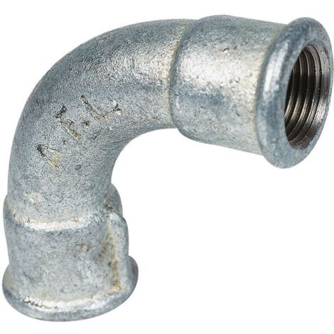 Coude Galvanisé Ff20x27 Raccord Coudé Galvanisé Femelle-femelle 20x27 - Générique