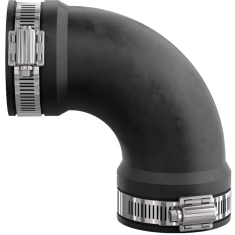 Coude Geboflex multi-tuyaux (PVC, métal, céramique, béton) longueur 110mm Ø50/60