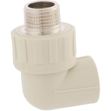 Coude IDMAR PP 20x3/4" filetage extérieur