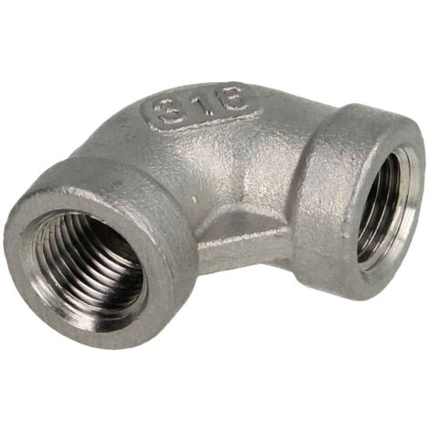 Coude inox à visser FF2 1/2