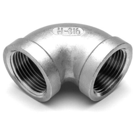 Coude Inox Ff 90° D15/21